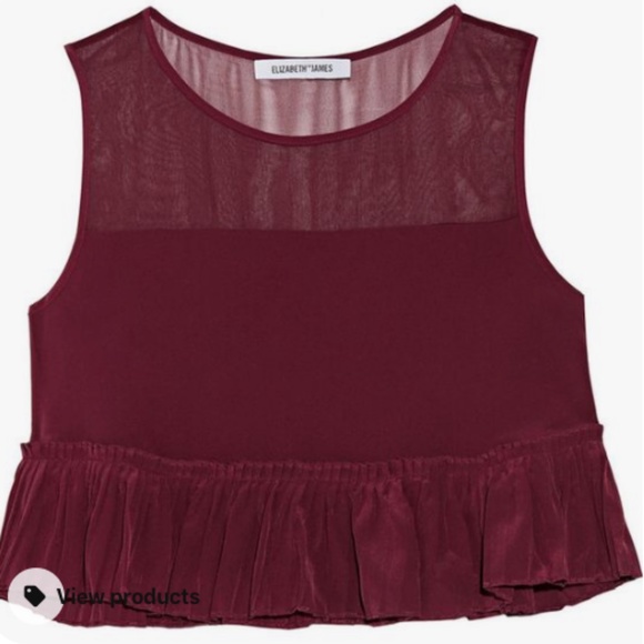 Elizabeth and James Keaton silk crepe de chine top - Picture 3 of 3